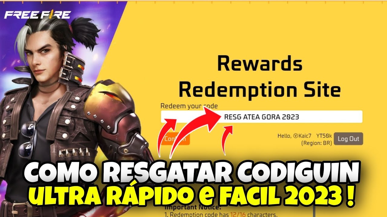 COMO RESGATAR CODIGUIN NO FREEFIRE 2023 COMO RESGATAR CODIGUIN NO FREEFIRE  COMO COLOCAR CODIGO NO FF 