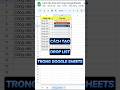Cách tạo danh sách thả xuống trong Google Sheets
