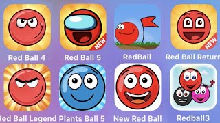 Red Ball 4,Red Ball 5,Red Ball Classic,Red Ball Adventure,Red Ball Legend,Plants Ball 5,New Red Ball screenshot 5