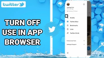 How To Turn Off Use In App Browser On Twitter App