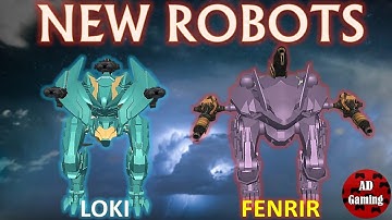War Robots - New Robots Loki And Fenrir - Different Builds Gameplay - Test Server