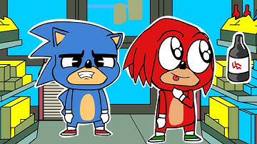 Knuckles, Just Choose A Spaghetti Sauce! Sonic The Hedgehog 2 ANIMATION