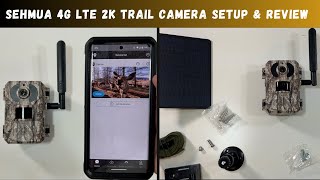 Sehmua 4G LTE 2K Trail Camera Setup & Review