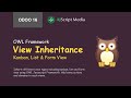 Odoo OWL Framework View Inheritance