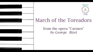 March of the Toreadors by George Bizet (from the opera &quot;Carmen&quot;) | Simple Piano ArtWay Music
