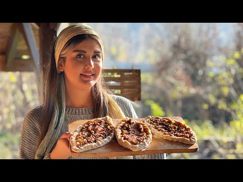 How to prepare delicious and homemade Pide on a winter day!