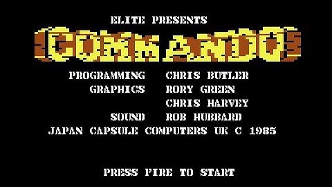 Commodore 64 Longplay [048] Commando (EU)