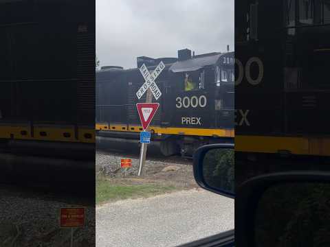 Unique, RARE horn on PREX 3000! #railroad #horn #railfan