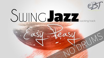 Swing Jazz Backing Track in D Major | 85 bpm [NO DRUMS]