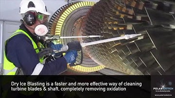Turbine Cleaning with Dry Ice Blasting