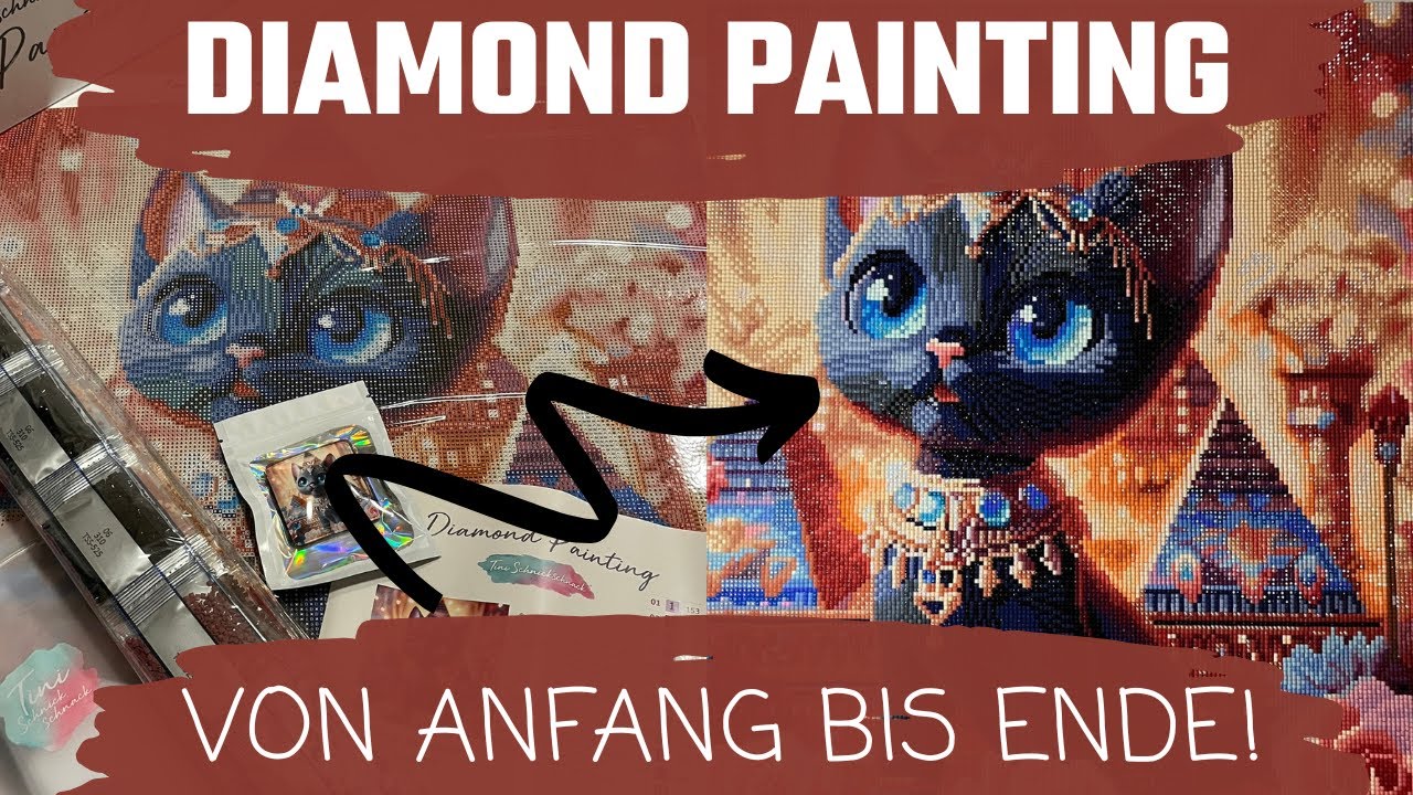 Diamond Painting von ANFANG bis ENDE! Unboxing, Fortschritt & mein Fazit! Miu-Solara von TSS