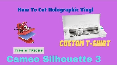 How to Cut Glitter HTV Using Cameo Silhouette 3 In Designer Studio Tips for Cutting Glitter HTV...