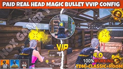 BGMI 4.0🔥MAGIC BULLET TRACKING AUTOHEADSHOT CONFIG FILE |HIGH DAMAGE AIMBOT CONFIG BGMI 4.0