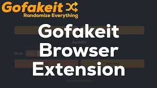 The Best Fake Data Generator Extension for Web Developers - Gofakeit