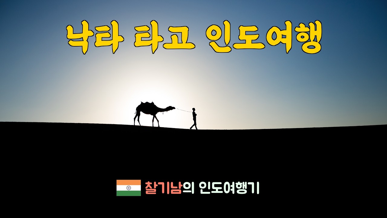 인도여행 몇번 해보니 별거없네? 자이살메르(Jaisalmer) 사막에서 노숙캠핑