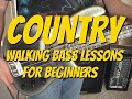 Country Walking Bass Lessons For Beginners By Scott Grove