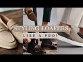 How to style mens loafers with outfit ideas