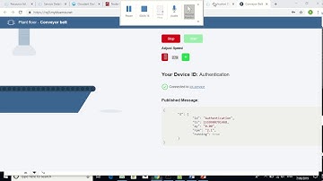 Controlling the speed of conveyor belt