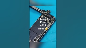 Iphone 7 error 4013