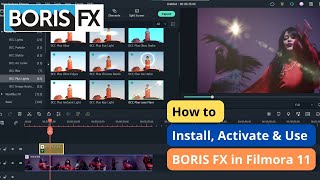 Filmora 11 Boris FX - How to Install, Activate and Use Boris FX in FIlmora 11