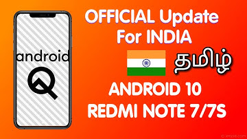 Redmi Note 7/7S Android 10 is Rolling Out in Tamil || Download & Update
