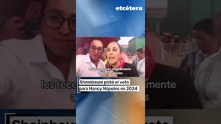 Sheinbaum pidió el voto para Nancy Nápoles en 2024 #nancynapoles #tenancingo #sheinbaum