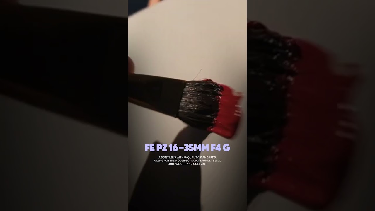 Achieve stunning cinematic depth and smooth transitions with the Sony FE PZ 16-35MM F4 G Lens