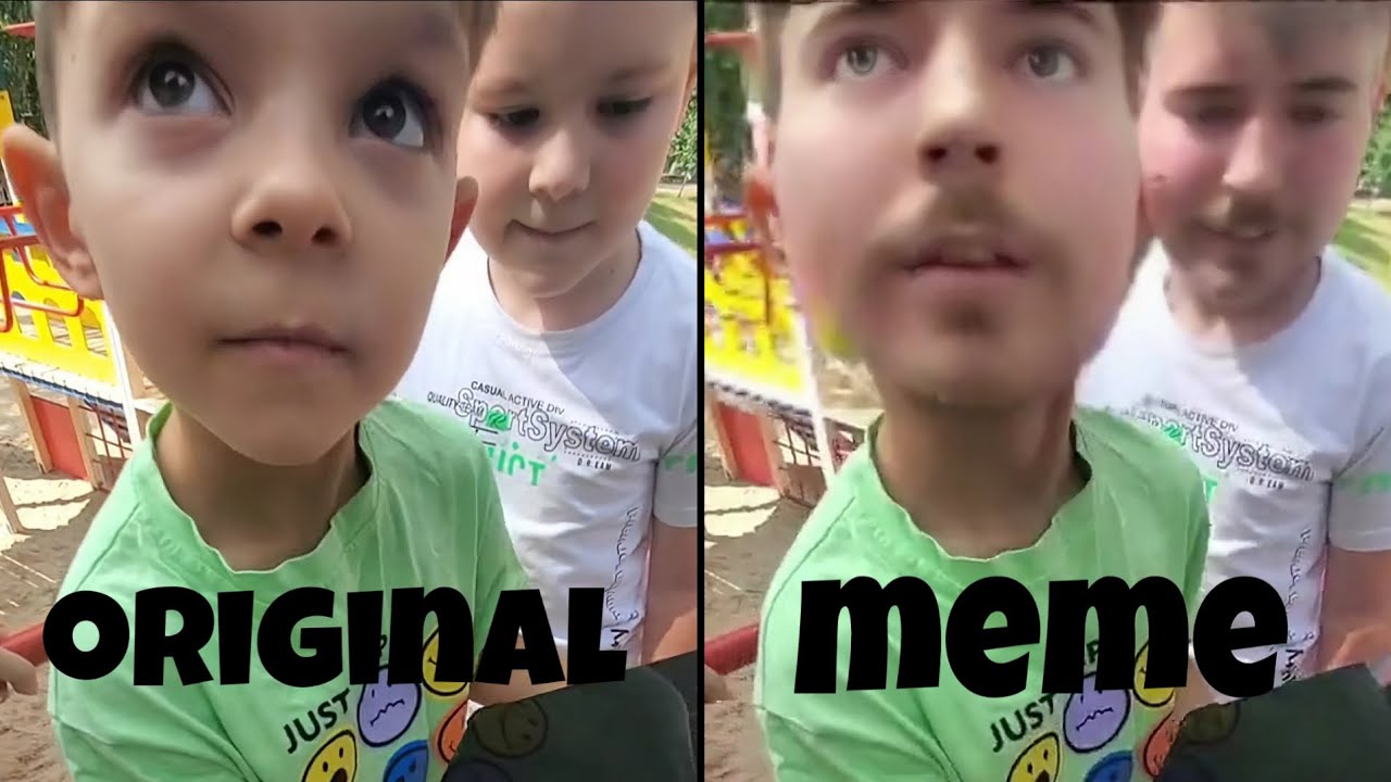 MrBeast Kid Meme vs Original + Bonus 