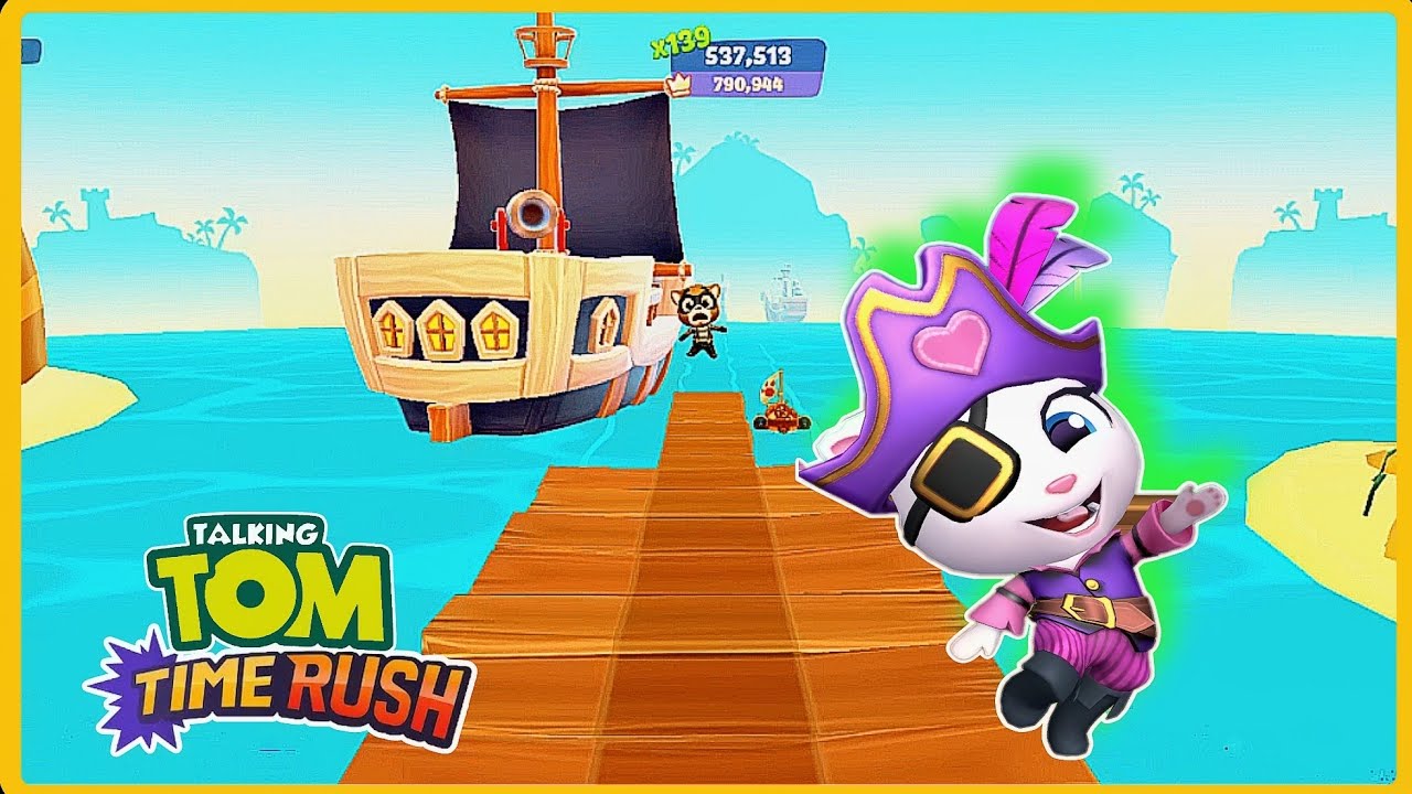 Talking Tom Time Rush ⛵ New Character Angela Time Rush  @AkhiGames
