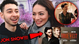 WE MET JON SNOW!! True West Theatre - London Vlog