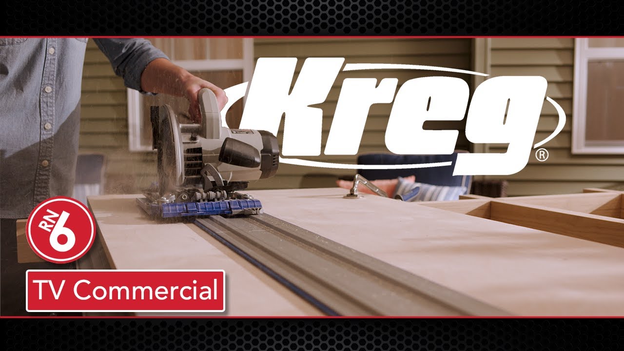 Kreg Accu-Cut Circular Saw Track Guide (TV Commercial)