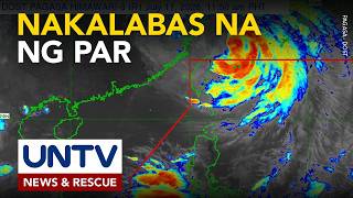 Bagyong Inday, nakalabas na ng PAR; habagat, patuloy na magpapaulan