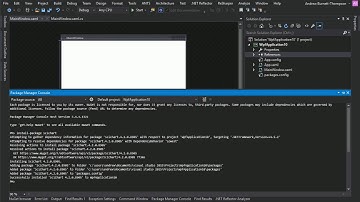 SciChart WPF Tutorial 01 Referencing from NuGet