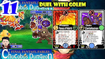 Use the Trainer Deck to Duel the Golem To Advance Next Stage Final Fantasy Fables Chocobo