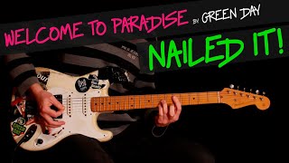Video thumbnail of "Welcome to Paradise guitar cover by GV + chords"