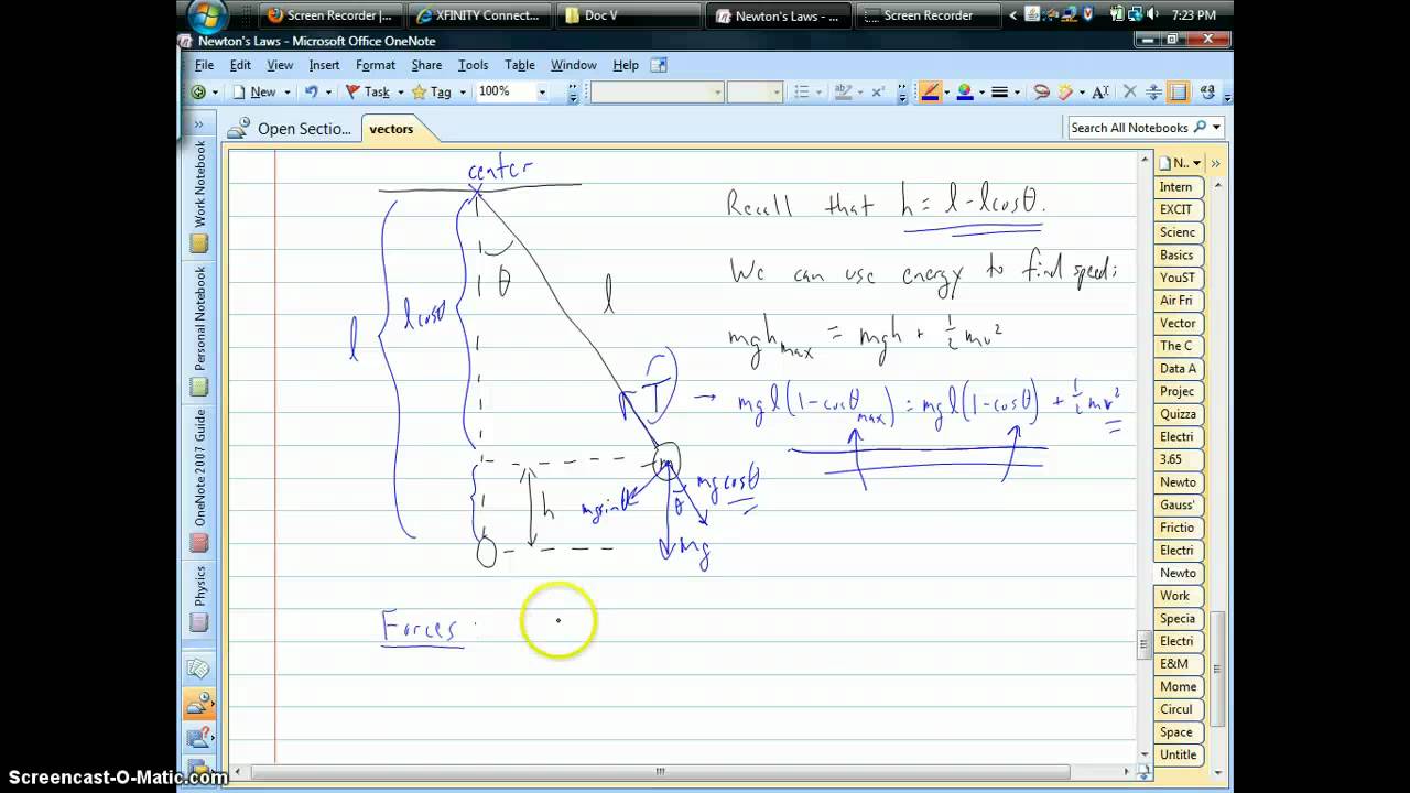 Tension in a Pendulum