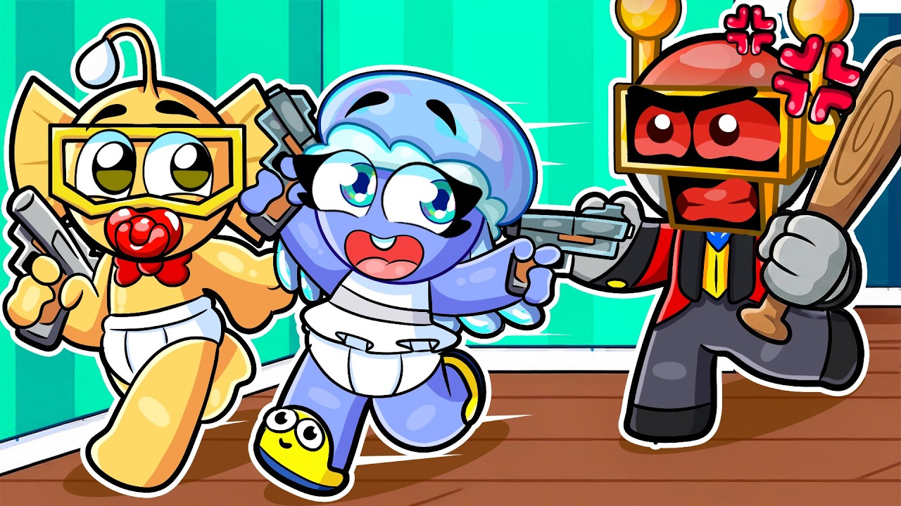 ¡BEBÉ AURELIA y BEBÉ BAILEY DESTRUYEN la CASA de PAPÁ FUNBOT!