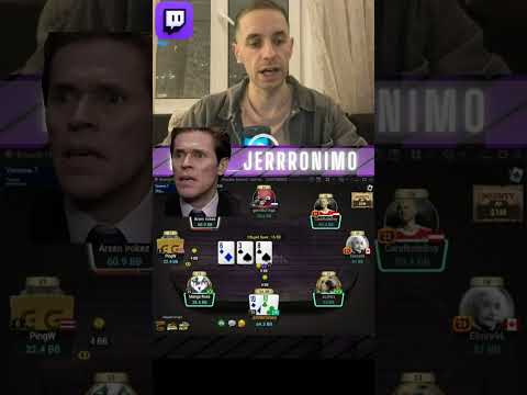 Как играть в покер с агро-психом?  #покерраздачи