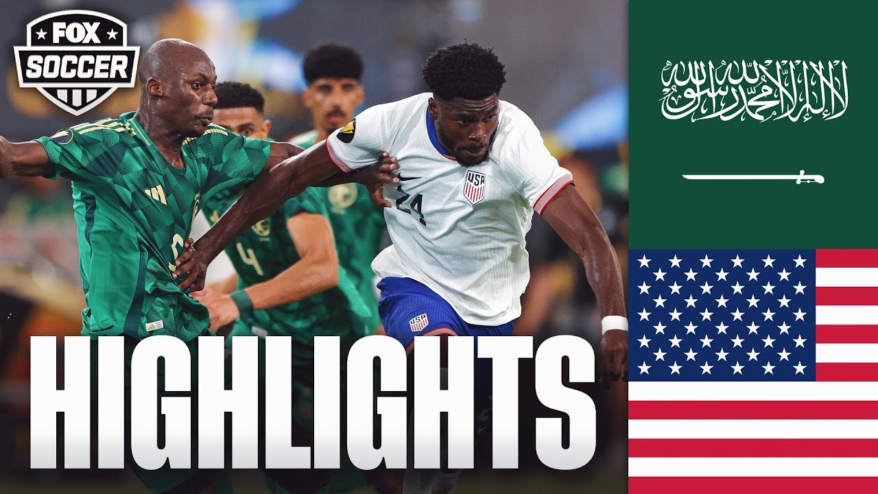U.S. vs Saudi Arabia in the Gold Cup!