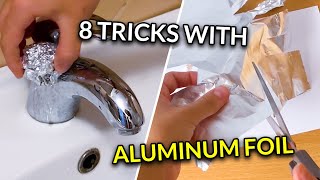 9 ways to use aluminum foil! 😍