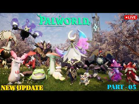🔴 Live! 🔴DAY 5🔥 Playing PALWORLD 1.0 New Update Starting Fresh Solo World