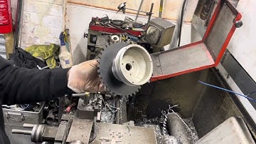 Ferrari v8 making a crank trigger and sensor mount