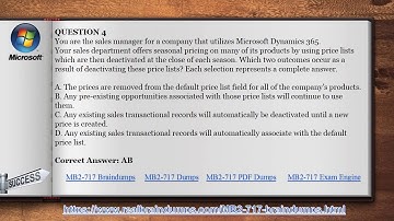 MB2 717 Exam Dumps   Microsoft Dynamics 365 Customization and Configuration