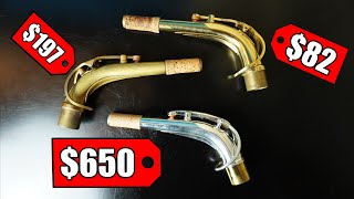 Can you hear the difference between these saxophone necks? | Boston Sax Shop Heritage unboxing