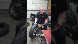 Talking Harley Davidson tires #harleydavidson #motorcycleshop #mechanic