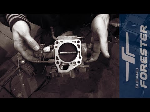 Чистим дроссельную заслонку на Subaru (ej20)