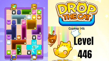 Drop The Cat Level 446 Walkthrough Solution 