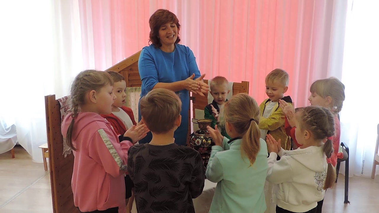 Театральное занятие в старшей группе