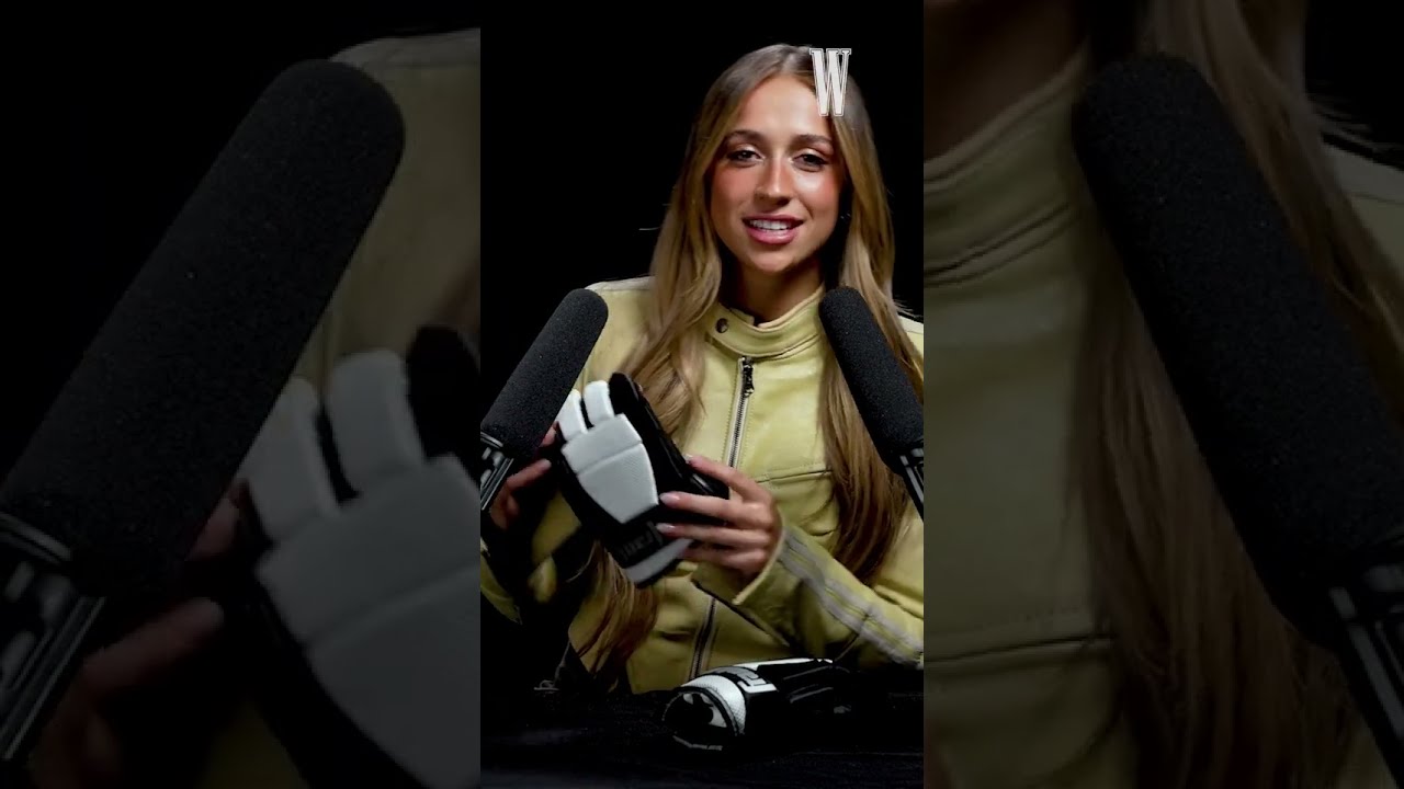  Tatemcrae Finally Reveals Why She Wears Hockey Gloves W Magazine Calgary Canada Nhl