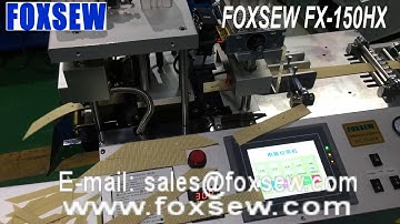 Automatic Ribbon Cutting Machine with Punching Holes